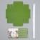 Gift folding box, packaging, "animals", 10 x 10 x 10 cm