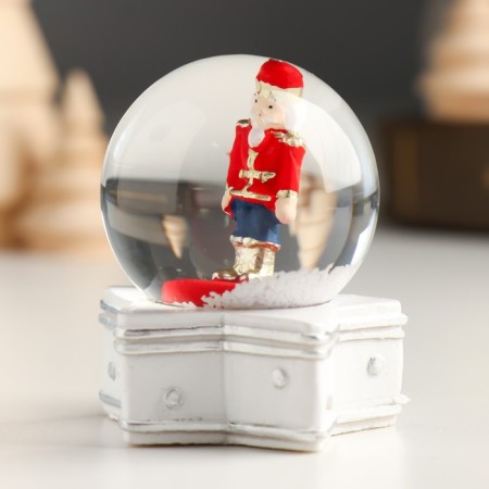 Souvenir Polystone Water Ball "Nutcracker on the star" MIX 5x5x6 cm-4