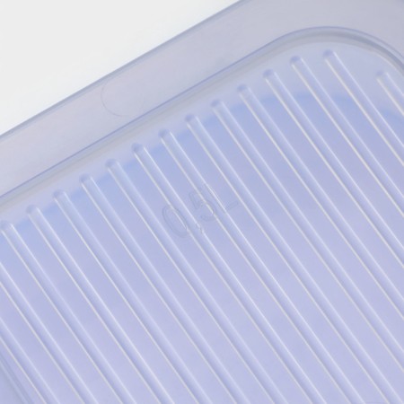 A container for products with a steam outlet, 500 ml, 16 × 11 × 5 cm, rectangular, color mix-4