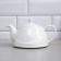Hurman's collar kettle, 700 ml, porcelain, Iran