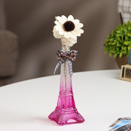 Set of gift "Paris" (diffuser and candles) rose, "wealth of aroma"-6