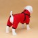 Kombinson for dogs with a slope "Moden", size 16 (DS 36, OG 46, Osh 35 cm), red