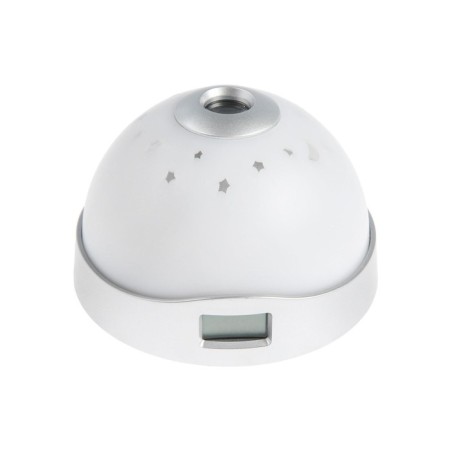 Luazon LB-04 "Star Sphere" alarm clock, projection, white-1