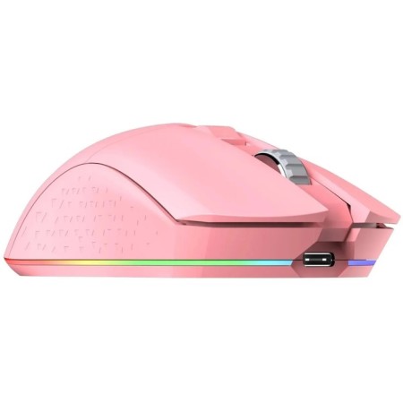 Dareu mouse Wireless EM901 Pink (Pink), DPI 600-10000, RGB backlight,-2