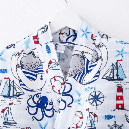 Male extensive Ethel Captain's dressing room size 58-60, waffle 200g/m2, 100% cotton-5
