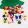 The game of felt "Christmas tree", Velcro decorations, size 95 × 70 cm