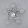 Agnes chandelier 5x40W E27 Chrome Model: 2600546