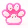 Squash anti -stress - a toy "Cat's foot", with sparkles, mix