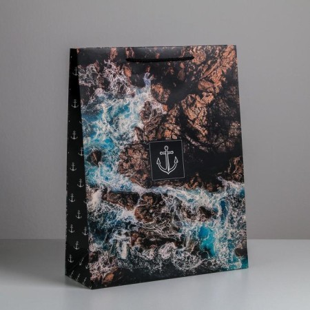 Gift laminated vertical, packaging, "sea", l 31 x 40 x 11.5 cm-1