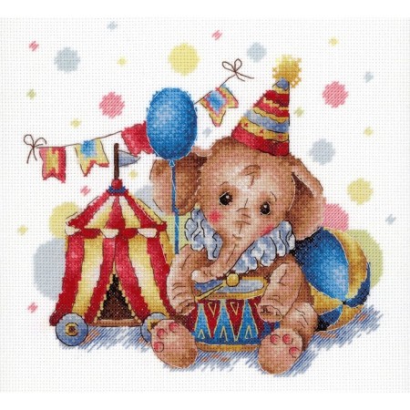 Embroidery set "Favorite Circus" 18 × 19 cm-1