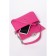 Cross-Body Bag, eco-leather, ludor pink, 24x6x15 cm