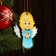 Toy on the Christmas tree "Character" Angel, 7x6.2x5 0.5cm