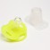 Nipple - silicone dummy classic, from 0 months, with a cap, yellow color