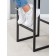 Bar FRAME, 356 × 336 × 811 mm, velor, blue / black metal color