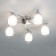 Ceating chandelier Citilux "Christie" CL152157, 54x54x19 cm, 5x75W, e27, gray color gray