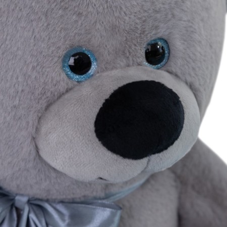 Soft toy "Bear Phil", 65 cm, color gray color-4