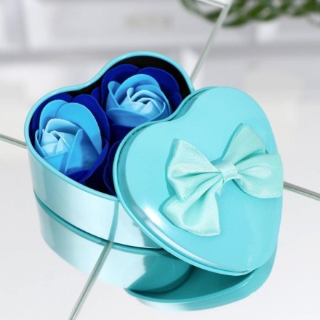 Soap roses, three -color, set of 3 pcs.