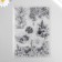 Stamp for creativity "Bird in flowers" 15x21.5x0.3 cm