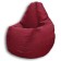 The hand-bag “pear” is positive carat, size xxl, diameter 105 cm, height 130 cm, velor, red color