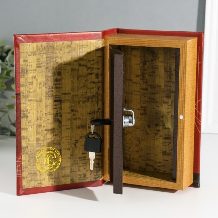 Safe Brush Tree leatherette "Moscow" 3d embossing 21x13x5 cm-2