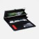 Women's wallet on magnet, blue color