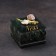 Casket "Ural", a coil, with a decorative stone, 6.5x6.5x5.5 cm