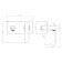 LEMARK MELANGE LM4919CW bideter, with hygienic shower, built -in, chrome, white 50109