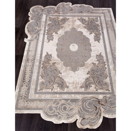 Rectangular carpet Karmen Hali Safir, size 116x180 cm, color Grey/Brown-1