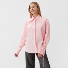 Women's shirt Minaku: Casual Collection Pink color, pr 42