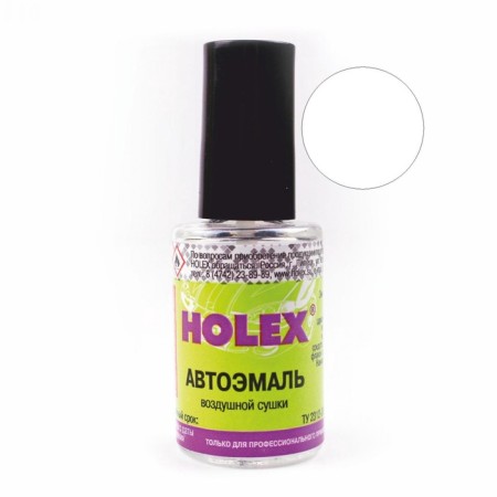 Paint with a brush Holex 202, white, 8 ml