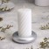 Complete "Complete" from gypsum is small, 9x2.5cm, silver