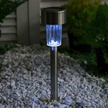 Garden lamp on the solar battery "Cylinder", 5.5 × 35 × 5.5 cm, 1 LED, glow white-1