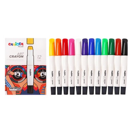 Loars of art 12 colors, Carioca Plus ", premium bright, soft, cardboard, euro suspension-1