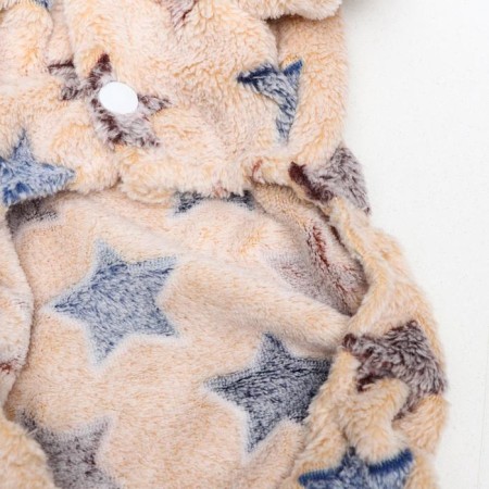 Assumes "Stars" with a hood, size L (DS 35 cm, og 45 cm, ok 35 cm), beige-9