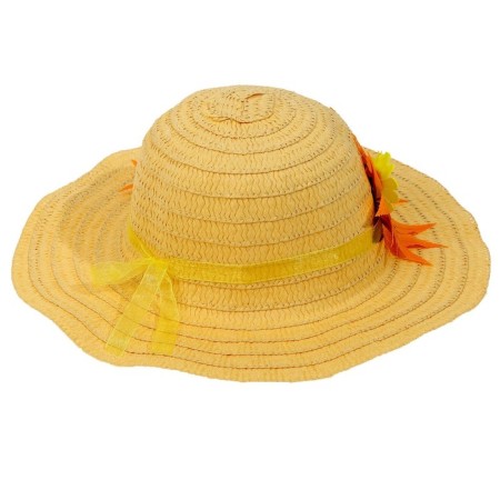 Carnival hat "Autumn bouquet", yellow, p. 52–54 cm-6