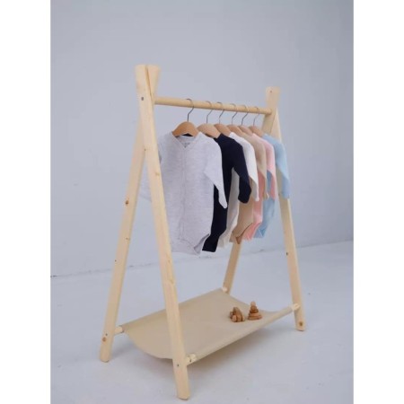Body Body on buttons with Rant Base anti-ticaras, seams outward, height 56 ​​cm, color light gray melange-4