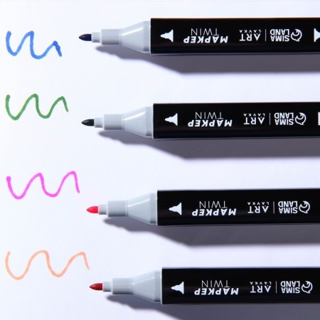 MARKERS for sketching 2 third-party, 36 colors Nature Colors-6