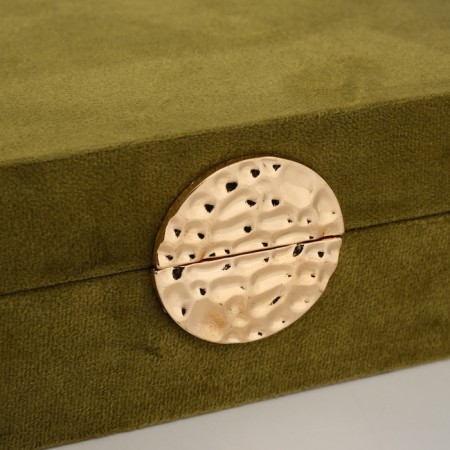 Casket Textile "Nucleus" Green 12x25x7.8 cm-2