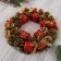New Year's Wreath D-22 cm "cones and red gifts"