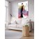 Decorative panel with photo printing "retro in fashion", vertical, size 100x150 cm