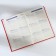 Deliciper of Leduced A5, 160 liters. Solid cover. Leatherette. Red. Cream block