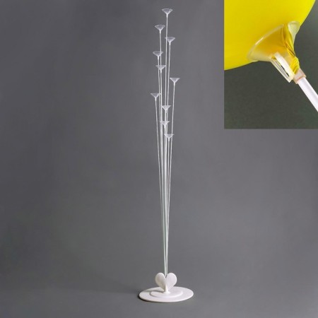 A balloon stand, 11 sticks and holders-2