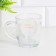 New Year mug "Happy New Year!" 340ml, hardened glass, neckline, stars
