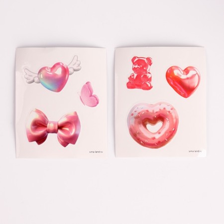 Soft toy "lovely teddy bear" in a set with stickers-5
