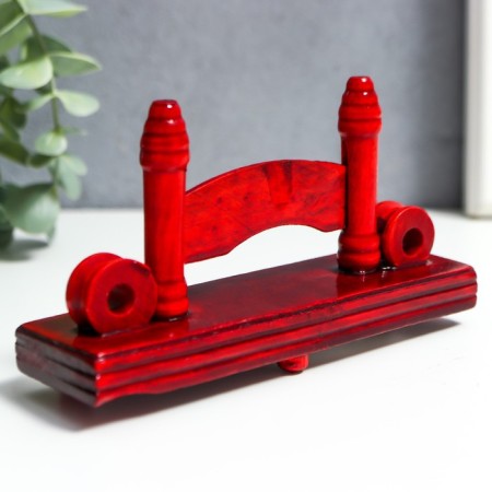 Tax for a fan tree "Red tree" 14x4x7 cm-1