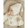 Hat with a brush children's amababy pure love Sweet, size 46-48 cm, milk color