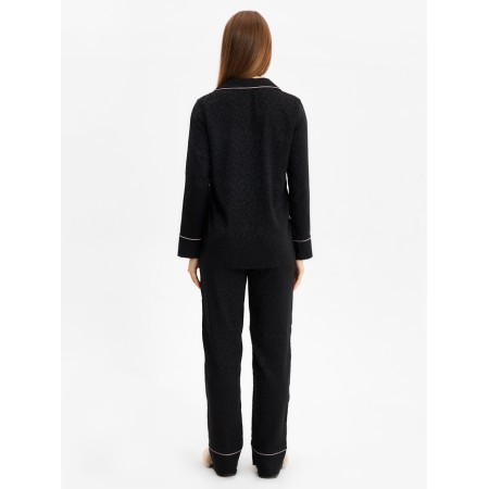 Women's set (shirt and trousers) KAFTAN LEO Black Collection Rr 40-42-3