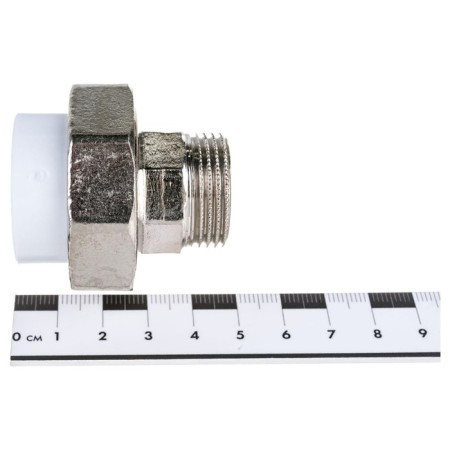 Detailed "Politek", polypropylene, 25 mm x 3/4 ", external thread-3