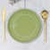Ceramic plate "Olive", 19.6 cm, green color