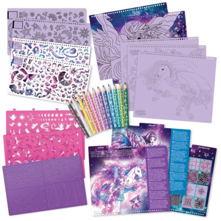 Coloring for girls Nebulous Stars Space-1